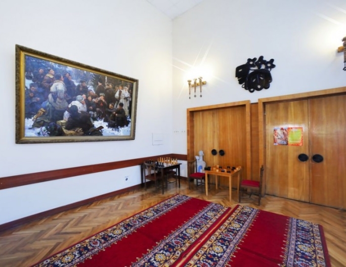 Каминный зал - Санаторий «им. Горького»